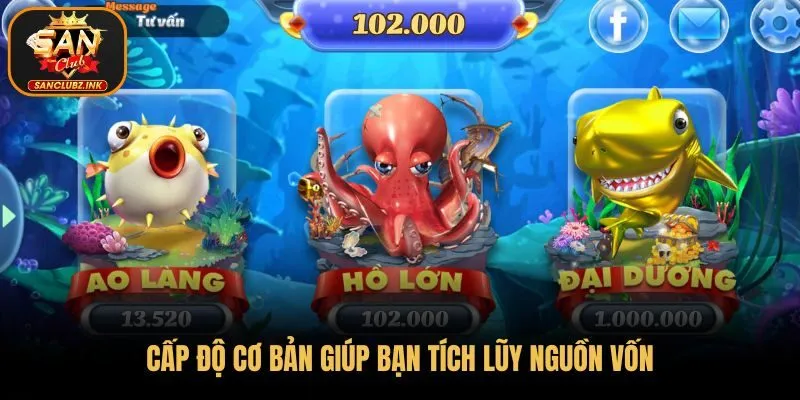 Cấp độ cơ bản giúp bạn tích lũy nguồn vốn